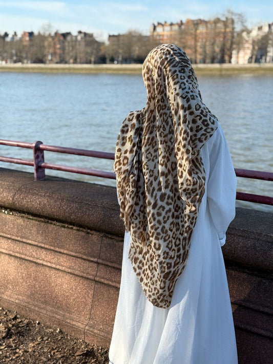 Leopard Print Hijab